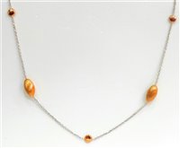 Collana Stocco Gioielli Donna in Oro bianco CL53 - CL53